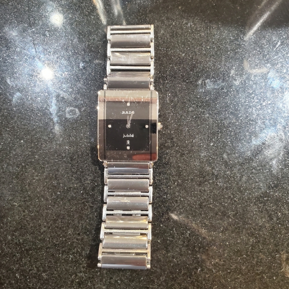 Rado Jubile Mens Diamond Gold with High Tech Ceramic Watch